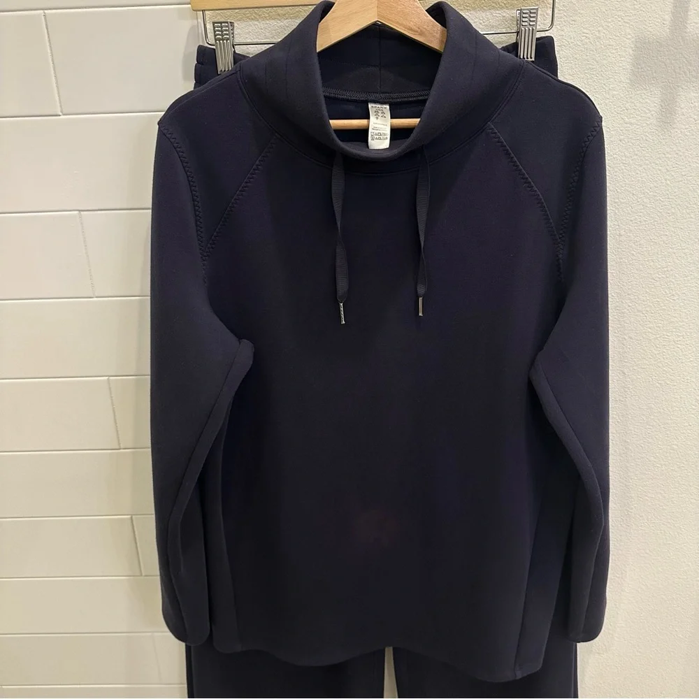 SPANX Air Essentials Wide Leg Lounge Set Large Tall - Picture 2 of 16